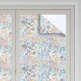 Window Films 3 pcs Frosted 3D Rainbow Pattern PVC 3208985