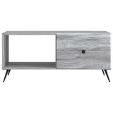 Coffee Table Grey Sonoma 90 x 50 x 40 cm Engineered Wood 895651