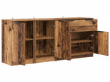 Sideboard with Drawer 3 pcs Old Wood Engineered Wood 3415711