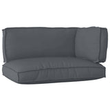 Pallet Cushion Set 3 pcs Anthracite 120 x 80 x 12 cm 3329089