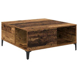Coffee Table Old Wood 80 x 80 x 36.5 cm Engineered Wood 881183