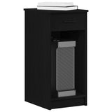 Computer Tower Stand with Drawer Black 35x45x77 cm 858741