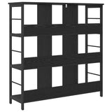 Bookshelf Black Oak 102 x 32 x 104.5 cm Engineered Wood 884006