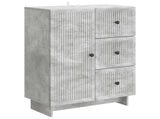 Sideboard Concrete Grey 66 x 34.5 x 90 cm Engineered Wood 893938