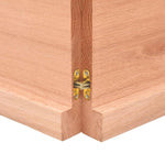 Table Top Light Brown 180x50x cm Treated Solid Wood Oak 3156391