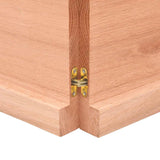 Table Top Light Brown 180x50x cm Treated Solid Wood Oak 3156391