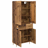 Highboard Old Wood 69.5 x 34 x 180 cm Engineered Wood 3415632