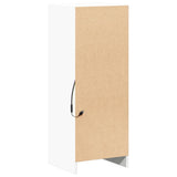 Sideboard with LED White 38x34x100 cm Engineered Wood 852166