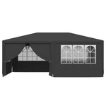 Professional Party Tent with Side Walls 4x6 m Anthracite 90 g/m 48537