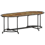 ZNTS Coffee Table 110x55x40 cm Solid Wood Reclaimed 4013499