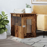 Dog Crate Furniture Old Wood 45x62x59 cm Engineered Wood 857636