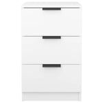 Bedside Cabinets 2 pcs White 40x36x65 cm 811269