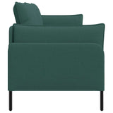 3-Seater Sofa Dark Green 222 x 81 x 89 cm Fabric 42048634