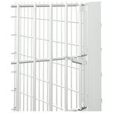 Free Range Animal Enclosure 6-Panel 54x100 cm Galvanised Iron 171581