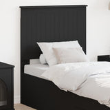 Headboard with Headboard Black Oak 75 cm Engineered wood 887825