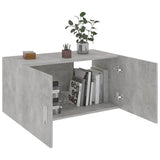 802799 Wall Mounted Cabinet Concrete Grey 80x39x40 cm Engineered Wood