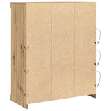LED Sideboard Artisan Oak 81 x 37 x 100 cm Engineered Wood 863049
