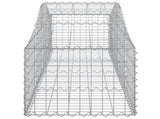 Arched Gabion Baskets 9 pcs 200x50x40/60 cm Galvanised Iron 3145584