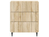 Bedside Cabinet Sonoma Oak 43x 41 x 68 cm Engineered Wood 894327