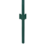 ZNTS Wire Mesh Fence with Posts Steel 25x2 m Green 144617