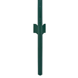 Wire Mesh Fence with Posts Steel 25x1.5 m Green 144616