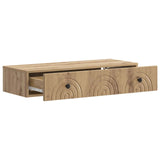 Wall-Mounted Side Table Artisan Oak 87.5 x 34.5 x 17 cm 898164