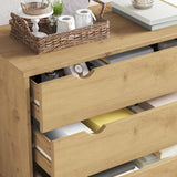 Drawer Cabinet OTTA 76.5x39.5x90cm Solid Wood Pine 348582