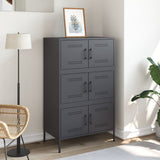 Highboard Anthracite 68x39x113 cm Steel 842960