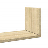 Wall Shelves 3 pcs Sonoma Oak 80x18x18 cm Engineered Wood 853292
