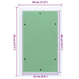 Access Panel Green and Silver 30 x 45 cm 4018456