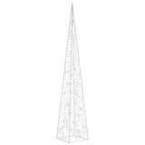 Acrylic Decorative LED Light Cone Cold White 120 cm 328964