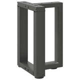 Coffee Table Legs T-Shaped 2 pcs Anthracite 28x25x cm Steel 4013022