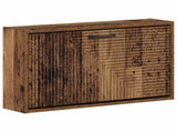 Wall-Mounted Shoe Cabinet HAARLEM 71 x 17 x 43 cm Old Wood 896853