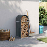 Log Holder Anthracite 40x45x100 cm Galvanised Steel 364557