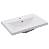 2 Piece Bathroom Furniture Set Ceramic and Engineered Wood 3307658