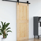 Door NARVIK Natural 90 x 210 cm Solid Pine Wood 42047091