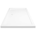 ZNTS Rectangular ABS Shower Base Tray White 70x120 cm 148905