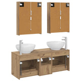 Bathroom Furniture Set 5 pcs Artisan Oak 3406974