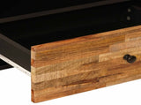 TV Cabinet with Drawer Brown 80 x 33 x 46 cm Solid Mango Wood 4018313
