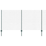 Fence and Post Green 1.2 x 10 m Steel 3336233