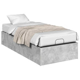 Bed Surround for Adjustable Bed Base Concrete Grey 90 x 200 cm 8021826