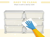 Kids Storage Unit, with Six Drawers - Cream T3398P347680