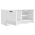 TV Cabinets 2 pcs High Gloss White 80x35x36.5cm Engineered Wood 811479