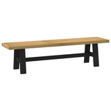 Dining Bench NOAIN A-Shaped Legs 180x40x45 cm Solid Wood Pine 4100048