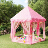 Princess Play Tent with 250 Balls Pink 133x140 cm 3107712