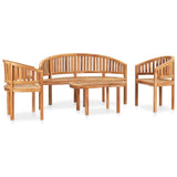 Garden Lounge Set Teak Solid teak wood Large Durable 3059962