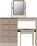 ZNTS Nevada 4 Drawer Dressing Table Set 100-105-015