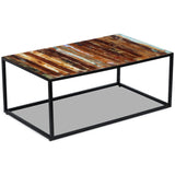 Coffee Table Solid Reclaimed Wood 100x60x40 cm 243336