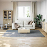Washable Rug Soft Shaggy Grey 160x230 cm Anti Slip 3188009