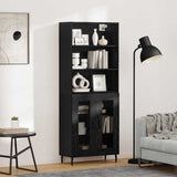 Highboard Black Oak 69.5 x 34 x 180 cm 3403179